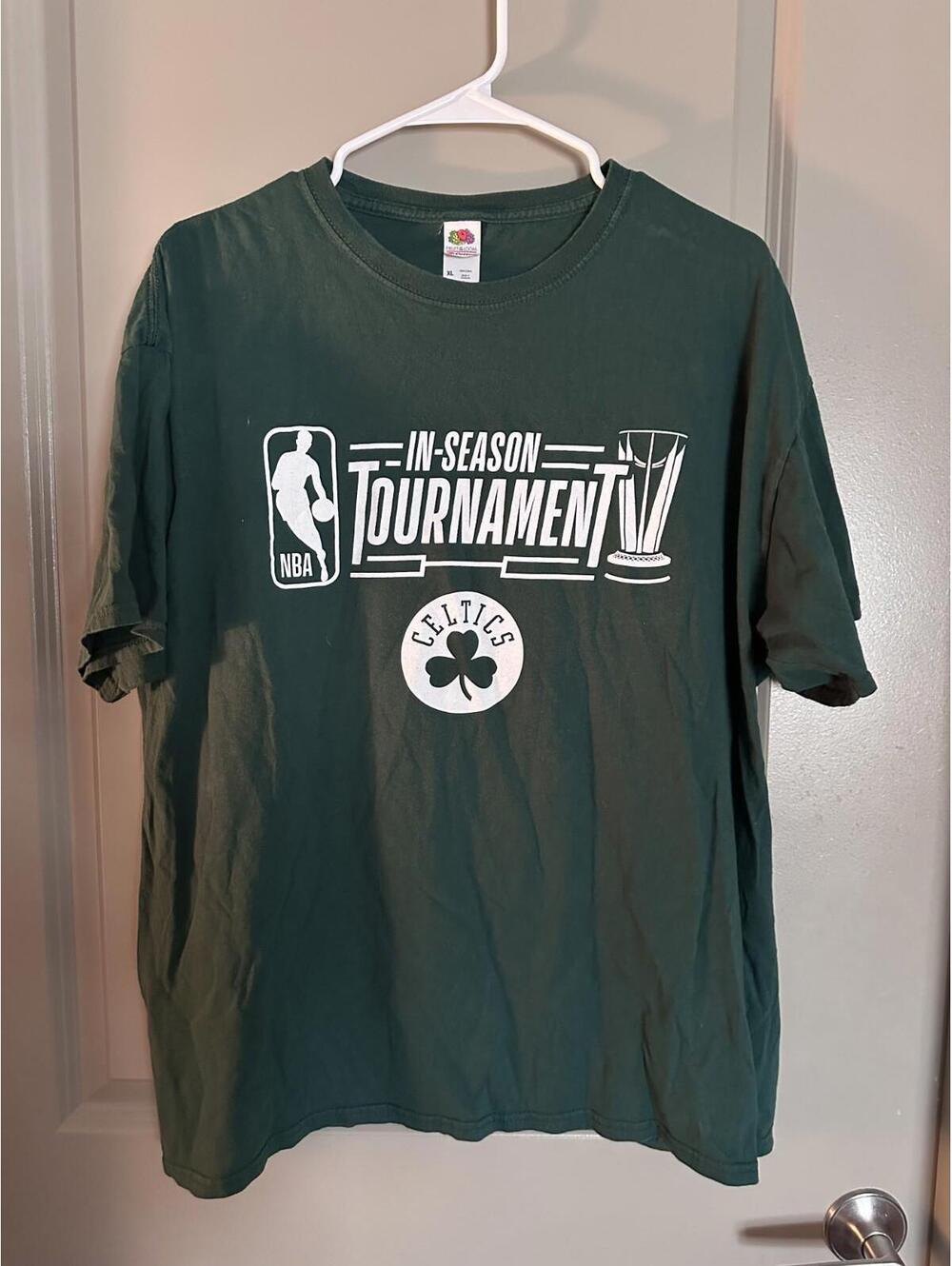 Boston Celtics 2023 In Season Tournament T-Shirt XL Green Giveaway